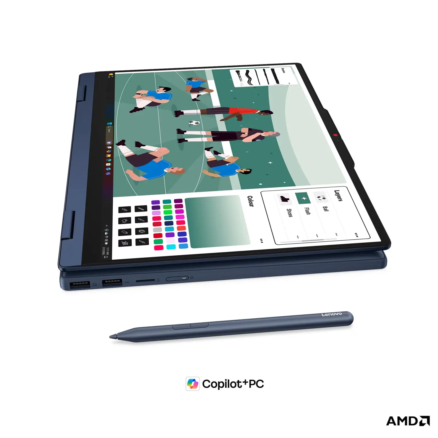 Лаптоп, LENOVO IP5 2IN1 14/ 83UH0027BM - image 1