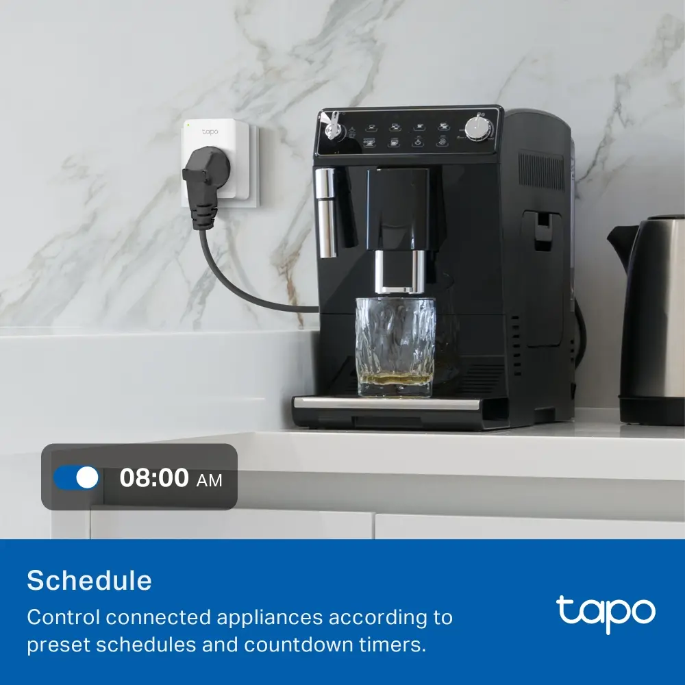Мини интелигентен Wi-Fi контакт TP-LINK Tapo P100M,2300W - image 4