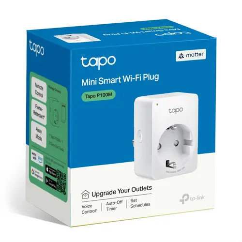 Мини интелигентен Wi-Fi контакт TP-LINK Tapo P100M,2300W - image 6