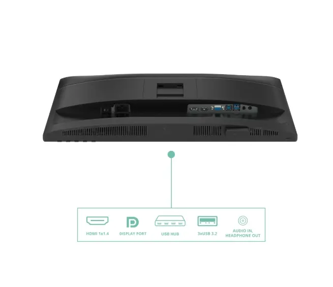 Монитор, AOC 24P4U, 23.8" IPS WLED, 1920x1080@120Hz, 4ms GtG, 300cd m/2, 1500:1, 20M:1, Adaptive Sync, Anti Blue Light, FlickerFree, 2Wx2, Tilt, Height Adjust, Pivot, Swivel, D-SUB, HDMI, DP, USB hub - image 3