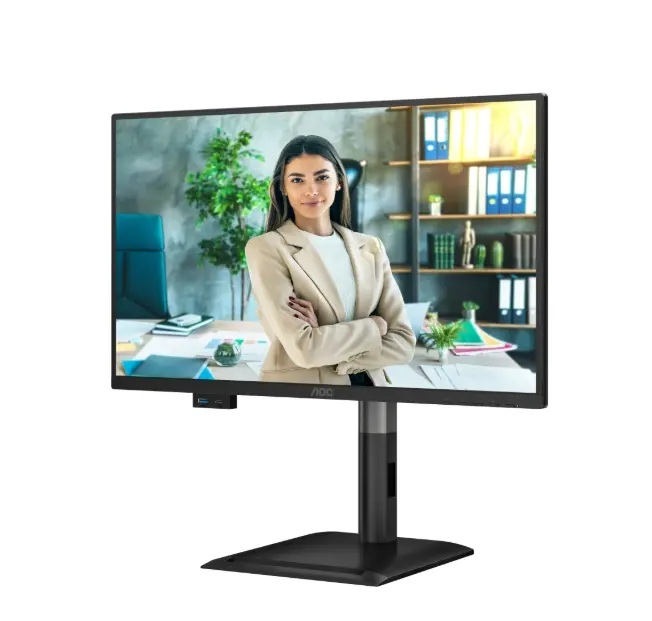 Монитор, AOC 24P4U, 23.8" IPS WLED, 1920x1080@120Hz, 4ms GtG, 300cd m/2, 1500:1, 20M:1, Adaptive Sync, Anti Blue Light, FlickerFree, 2Wx2, Tilt, Height Adjust, Pivot, Swivel, D-SUB, HDMI, DP, USB hub - image 8