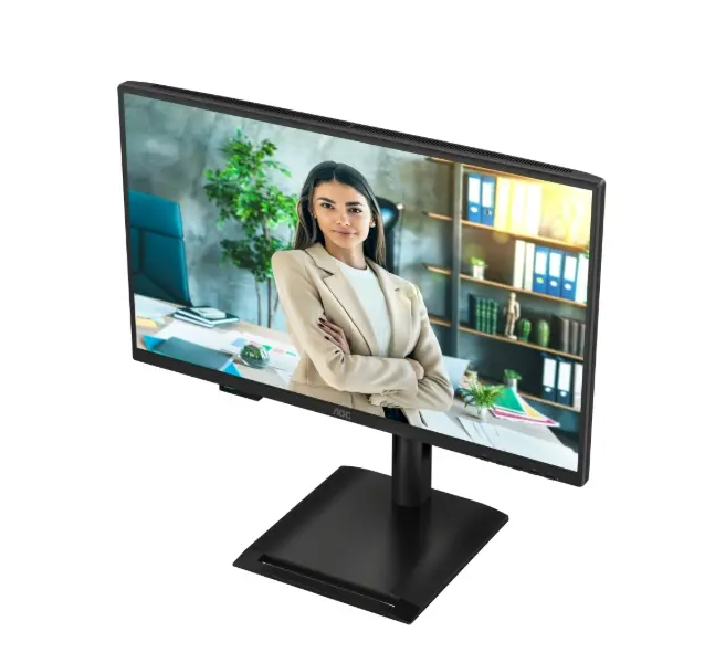Монитор, AOC 24P4U, 23.8" IPS WLED, 1920x1080@120Hz, 4ms GtG, 300cd m/2, 1500:1, 20M:1, Adaptive Sync, Anti Blue Light, FlickerFree, 2Wx2, Tilt, Height Adjust, Pivot, Swivel, D-SUB, HDMI, DP, USB hub - image 9