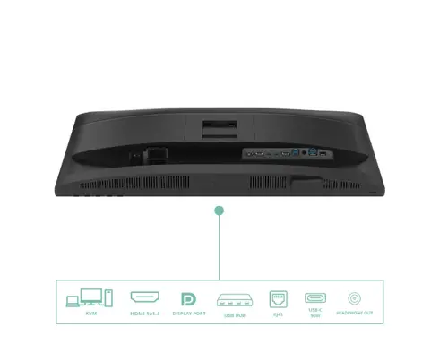 Монитор, AOC 24P4CV, 23.8" IPS WLED, 1920x1080@120Hz, 4ms GtG, 300cd m/2, 1500:1, 50M:1 DCR, Adaptive Sync, FlickerFree, Anti-Blue Light, 2Wx2, Tilt, Height Adjust, Pivot, Swivel, HDMI, DP, USB hub, RJ45 - image 3