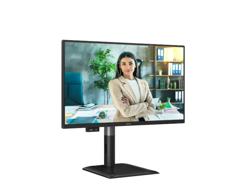 Монитор, AOC 24P4CV, 23.8" IPS WLED, 1920x1080@120Hz, 4ms GtG, 300cd m/2, 1500:1, 50M:1 DCR, Adaptive Sync, FlickerFree, Anti-Blue Light, 2Wx2, Tilt, Height Adjust, Pivot, Swivel, HDMI, DP, USB hub, RJ45 - image 7