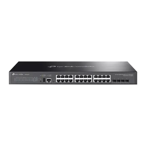 Switch TP-LINK SG5428X, Omada, 24 θύρες Gbit L3, 4x10GE SFP+ υποδοχές - 1