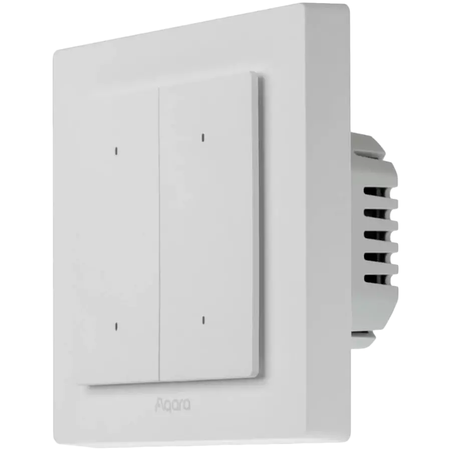 Aqara Light Switch H2 EU (4Buttons, 2Channel): Model No: WS-K08D - image 1