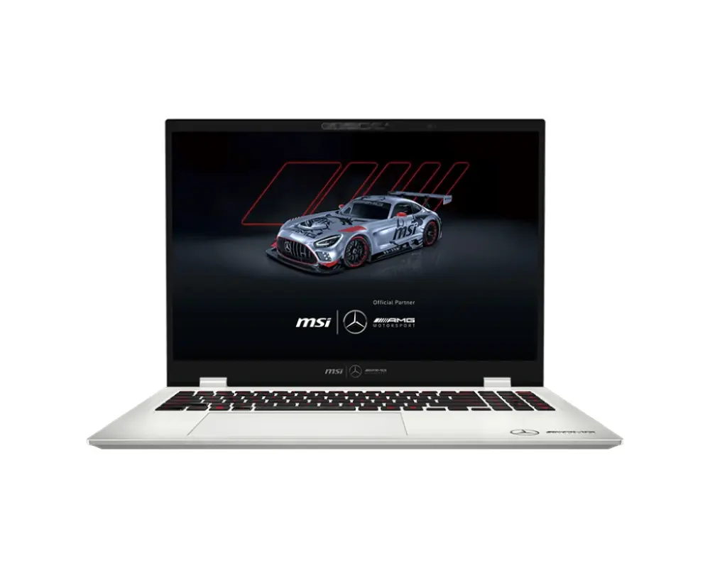 Лаптоп, MSI Prestige 16 AI+ Mercedes AMG B2VMG, Intel Core Ultra 9 Processor 288V (8C/8T, 12MB up to 5.1 GHz, Peak TOPS 120), Intel Arc Graphics, 16" 16:10 UHD+ (3840x2400), OLED 100% DCI-P3, 32GB LPDDR5x, 1TB SSD Gen4x4, Wi-Fi 7 , Windows 11 Pro, 1.5 kg