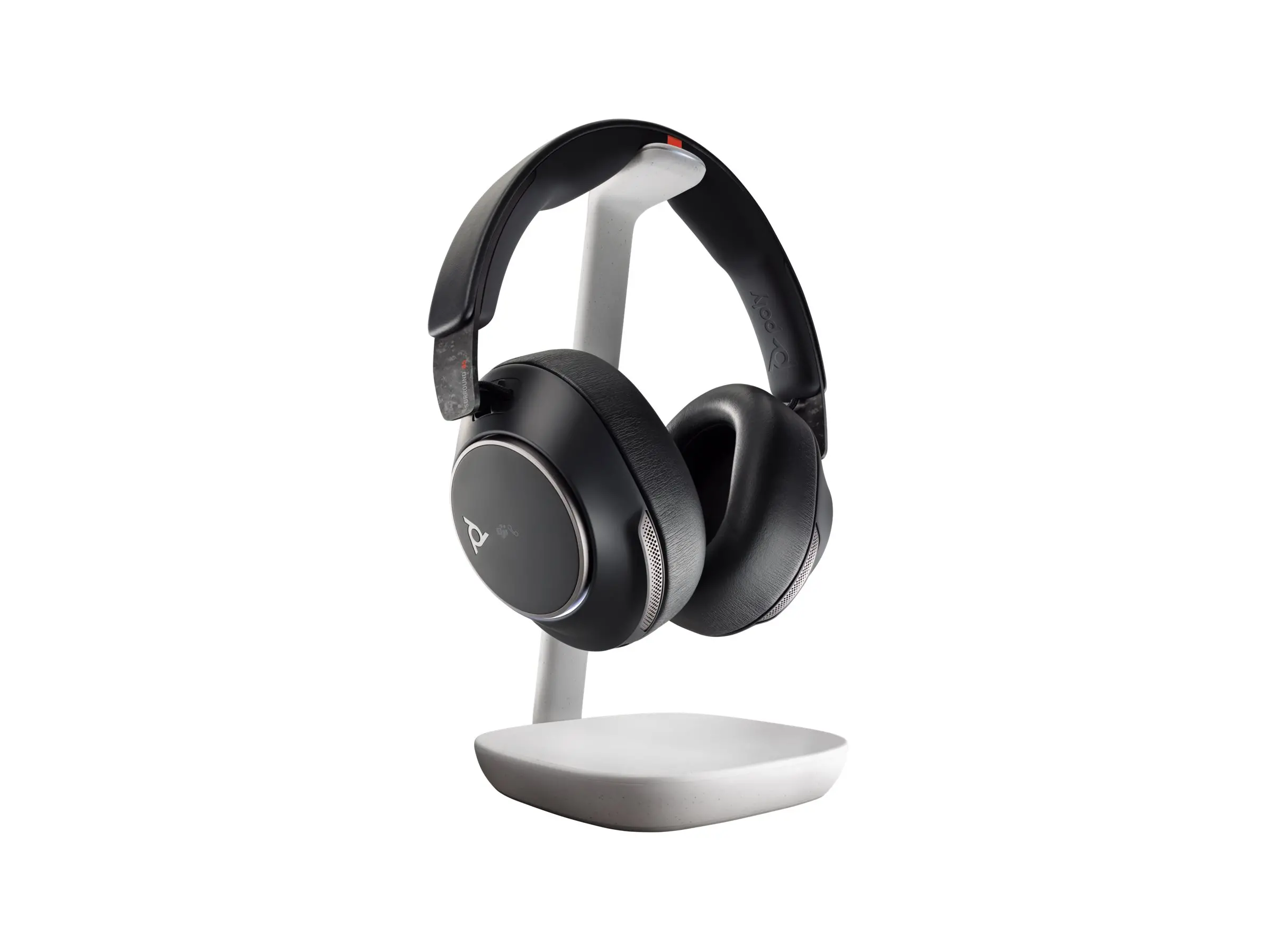 HP Poly Voyager Surround 85 UC Microsoft Teams Certified USB-C Headset +USB-C/A Adapter +Charging Stand - image 5