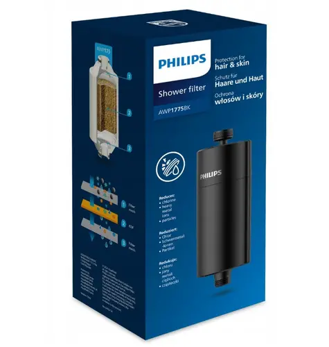 ФИЛТЪР ЗА ДУШ AWP1775BK PHILIPS - ЧЕРЕН - image 3