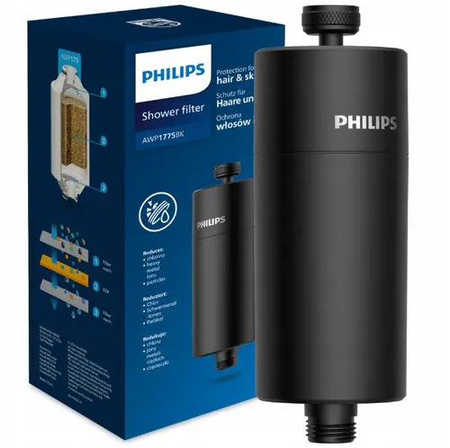 ФИЛТЪР ЗА ДУШ AWP1775BK PHILIPS - ЧЕРЕН