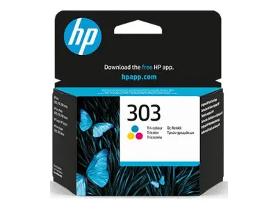 HP 303 Τρίχρωμο Αυθεντικό Δοχείο μελάνης