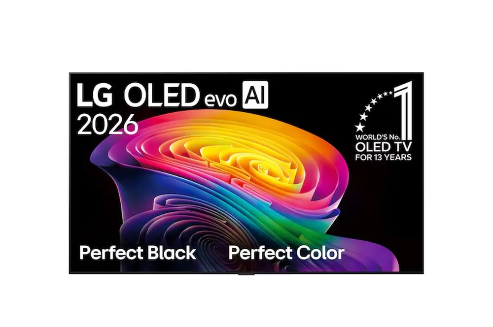 Телевизор, LG OLED42C61LA, 42" OLED evo, 4K (3840 x 2160), DVB-C/T2/S2, Alpha 11 AI 4K Gen3, 120Hz Native (VRR 165Hz), ThinQ AI, HDR10, NVIDIA G-SYNC, AMD FreeSync, Dolby Vision, Dolby Atmos, AI Agent, Wi-Fi 6E, Bluetooth, eARC (HDMI 2), USB, Airplay 2, CI slot, Mu