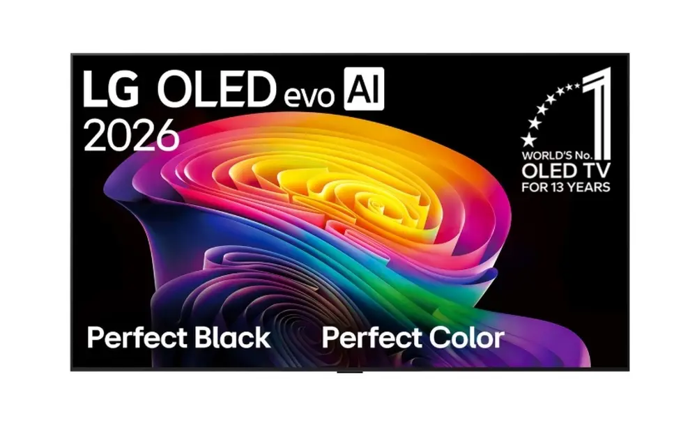 Телевизор, LG OLED55C61LA, 55" OLED evo, 4K (3840 x 2160), DVB-C/T2/S2, Alpha 11 AI 4K Gen3, 120Hz Native (VRR 165Hz), ThinQ AI, HDR10, NVIDIA G-SYNC, AMD FreeSync, Dolby Vision, Dolby Atmos, AI Agent, Wi-Fi 6E, Bluetooth, eARC (HDMI 2), USB, Airplay 2, CI slot, Mu