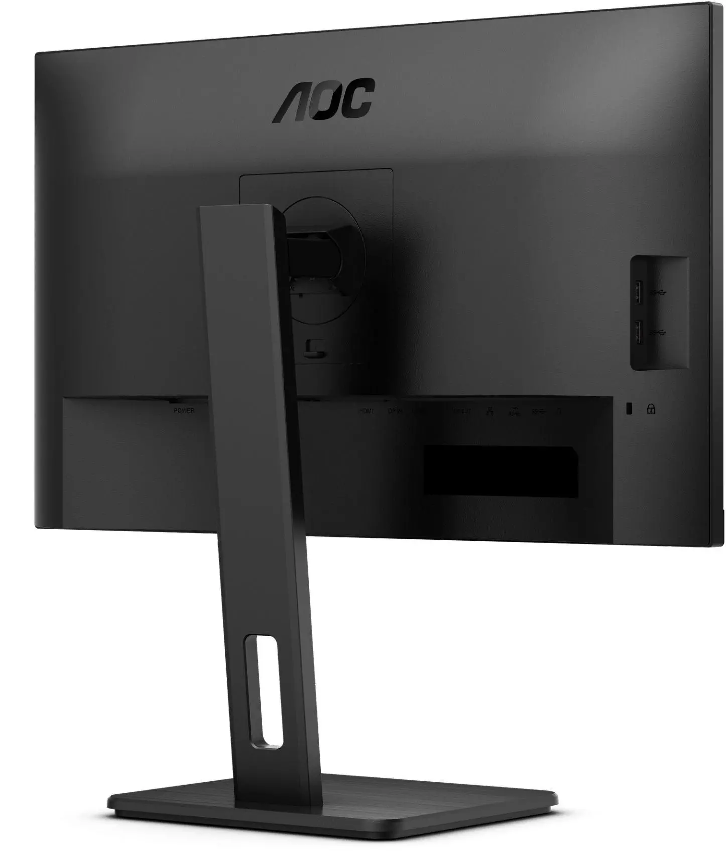 Монитор, AOC Q27P3CV, 27" IPS WLED, 2560x1440@100Hz, 4ms GtG, 350cd m/2, 1000:1, DCR 50M:1, Adaptive Sync, FlickerFree,Low Blue Light, 2Wx2, Tilt, Height Adjust, Pivot, Swivel, 2xHDMI, DP, USB hub, RJ45 - image 5