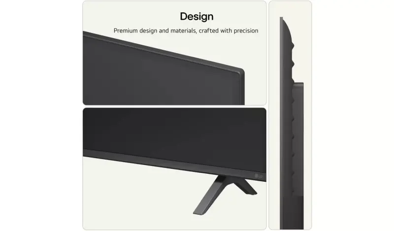 Телевизор, LG 50NU8E0B3LA, 50" 4K HDR UHD, 3840x2160, DVB-T2/C/S2, AI Alpha 7, HDR 10, webOS 26, ThinQ AI, VRR, ALLM, HGiG, WiFi, Clear Voice, 4K Super Upscaling, Bluetooth 5.3, Hdmi e-ARC , CI, LAN, AirPlay2, AI Sound Pro, Google Cast, 2 Pole stand, Black - image 2