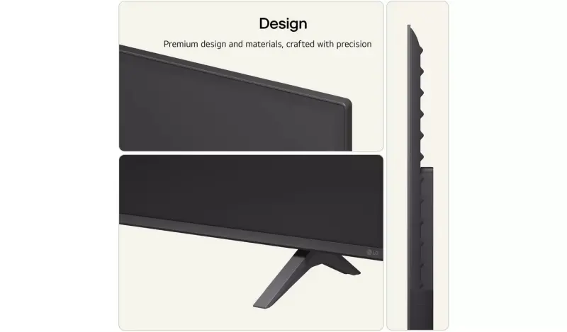 Телевизор, LG 65NU8E0B3LA, 65" 4K HDR UHD, 3840x2160, DVB-T2/C/S2, AI Alpha 7, HDR 10, webOS 26, ThinQ AI, VRR, ALLM, HGiG, WiFi, Clear Voice, 4K Super Upscaling, Bluetooth 5.3, Hdmi e-ARC , CI, LAN, AirPlay2, AI Sound Pro, Google Cast, 2 Pole stand, Black - image 2