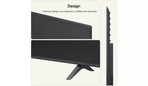 Телевизор, LG 65NU8E0B3LA, 65" 4K HDR UHD, 3840x2160, DVB-T2/C/S2, AI Alpha 7, HDR 10, webOS 26, ThinQ AI, VRR, ALLM, HGiG, WiFi, Clear Voice, 4K Super Upscaling, Bluetooth 5.3, Hdmi e-ARC , CI, LAN, AirPlay2, AI Sound Pro, Google Cast, 2 Pole stand, Black - image 2