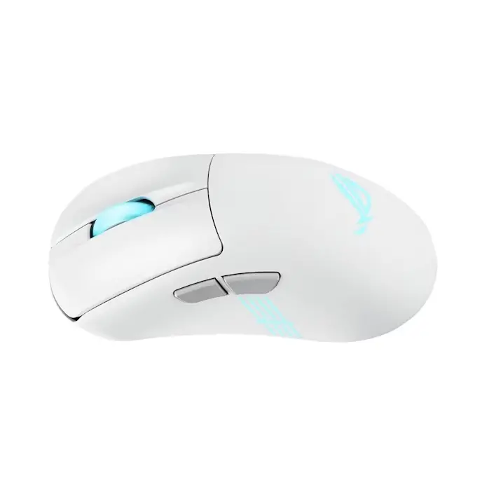 Мишка, Asus ROG Keris II Origin Wireless Gaming Mouse, 65g Lightweight, Ergonomic, Push-Fit Switch Socket, 42K Optical Sensor, ROG Micro Switch II, ROG Omni Receiver, 5 Programmable Buttons, Moonlight Whit - image 3