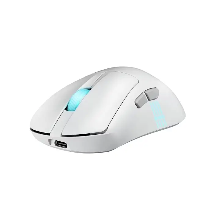 Мишка, Asus ROG Keris II Origin Wireless Gaming Mouse, 65g Lightweight, Ergonomic, Push-Fit Switch Socket, 42K Optical Sensor, ROG Micro Switch II, ROG Omni Receiver, 5 Programmable Buttons, Moonlight Whit - image 5