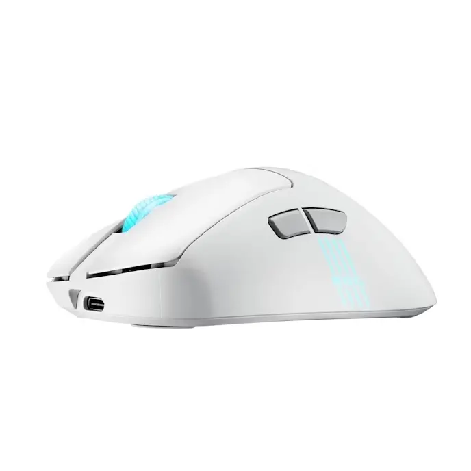 Мишка, Asus ROG Keris II Origin Wireless Gaming Mouse, 65g Lightweight, Ergonomic, Push-Fit Switch Socket, 42K Optical Sensor, ROG Micro Switch II, ROG Omni Receiver, 5 Programmable Buttons, Moonlight Whit - image 6