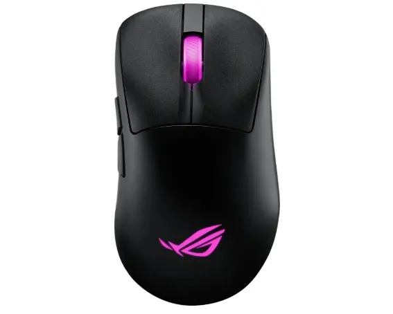 Мишка, Asus ROG Keris II Origin Wireless Gaming Mouse, 65g Lightweight, Ergonomic, Push-Fit Switch Socket, 42K Optical Sensor, ROG Micro Switch II, ROG Omni Receiver, 5 Programmable Buttons, Black