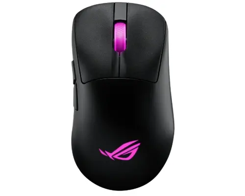 Мишка, Asus ROG Keris II Origin Wireless Gaming Mouse, 65g Lightweight, Ergonomic, Push-Fit Switch Socket, 42K Optical Sensor, ROG Micro Switch II, ROG Omni Receiver, 5 Programmable Buttons, Black