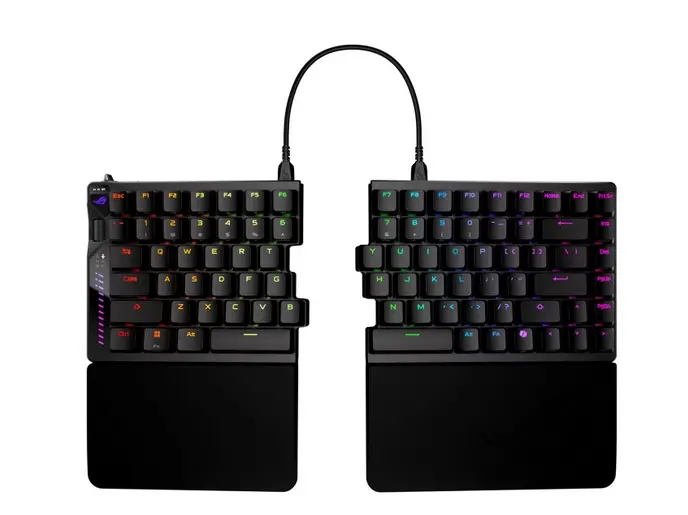 Клавиатура, Asus ROG Falcata keyboard Gaming USB + RF Wireless + Bluetooth Black - image 1