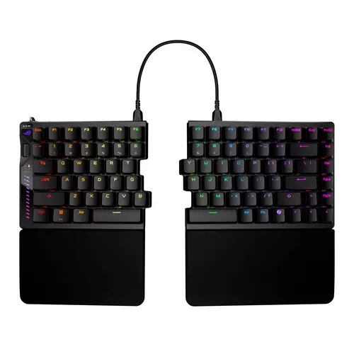 Tastatură, Asus ROG Falcata tastatură Gaming USB + RF Wireless + Bluetooth Negru - 2