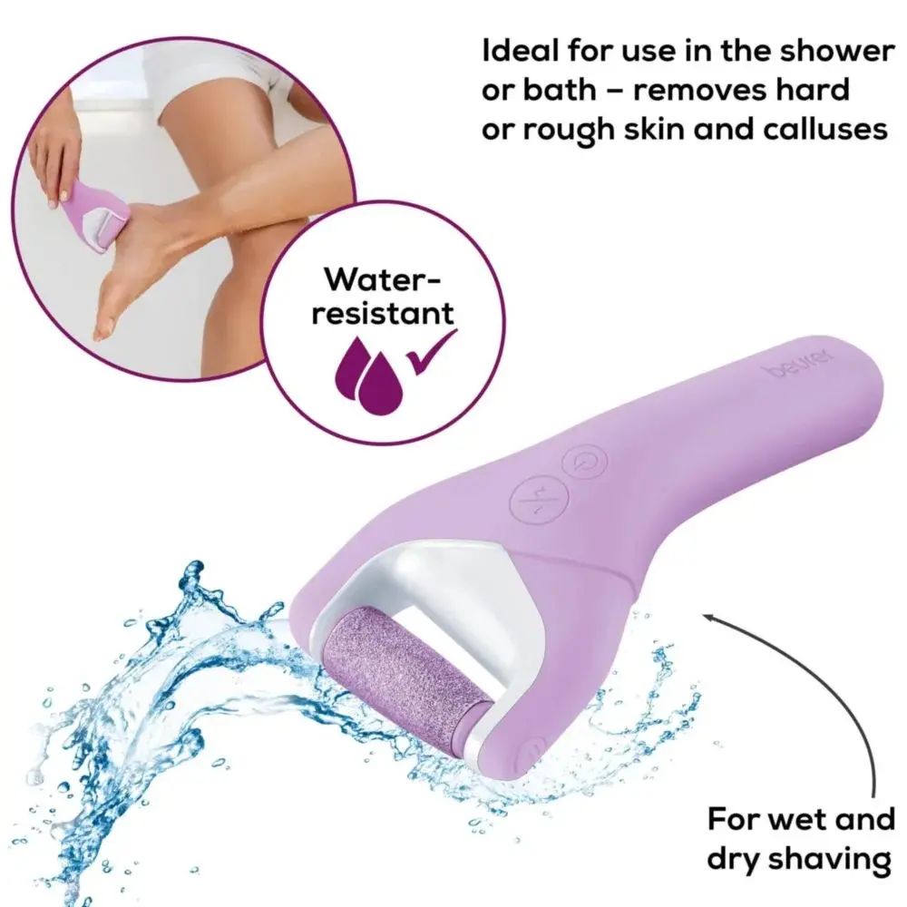 Комплект за маникюр/педикюр, Beurer MP 59 Hornhautentferner Wet & Dry / Callus remover Wet & Dry - image 2