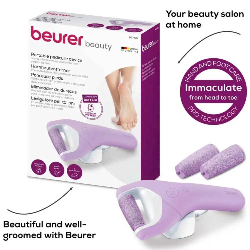 Комплект за маникюр/педикюр, Beurer MP 59 Hornhautentferner Wet & Dry / Callus remover Wet & Dry - image 6