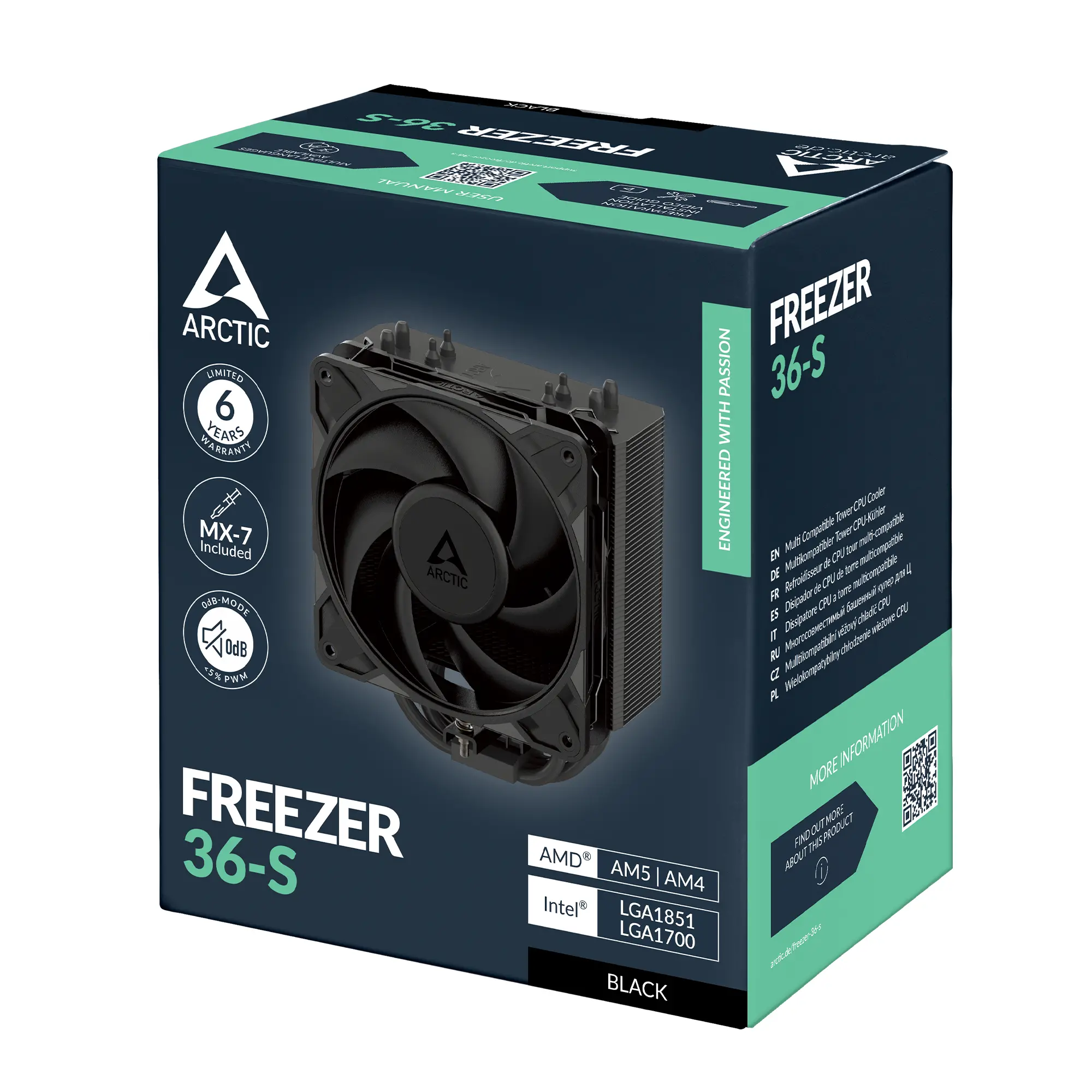 Охладител за процесор ARCTIC Freezer 36-S Black - ACFRE00196A - image 6