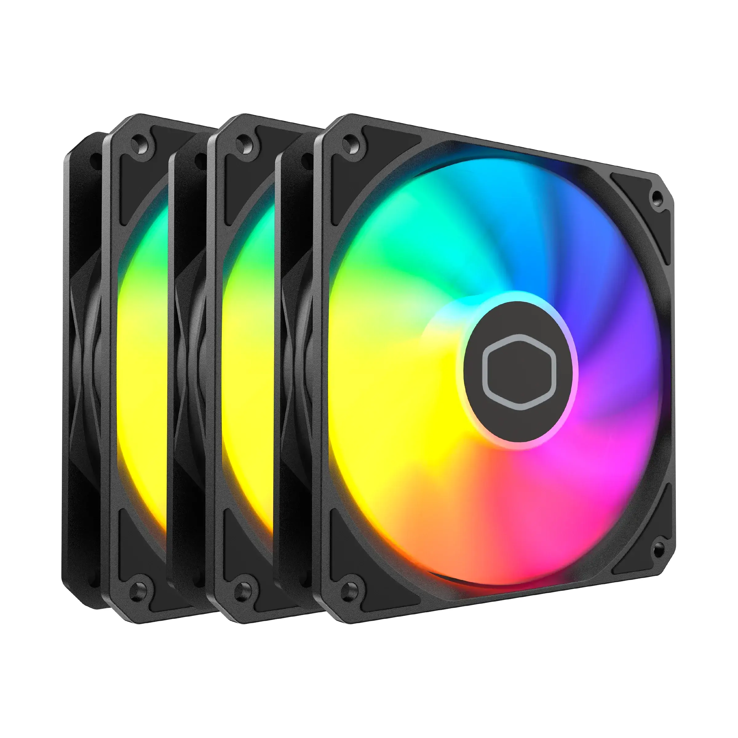 Комплект вентилатори 3-Pack Cooler Master MasterFan MF120 Lite ARGB