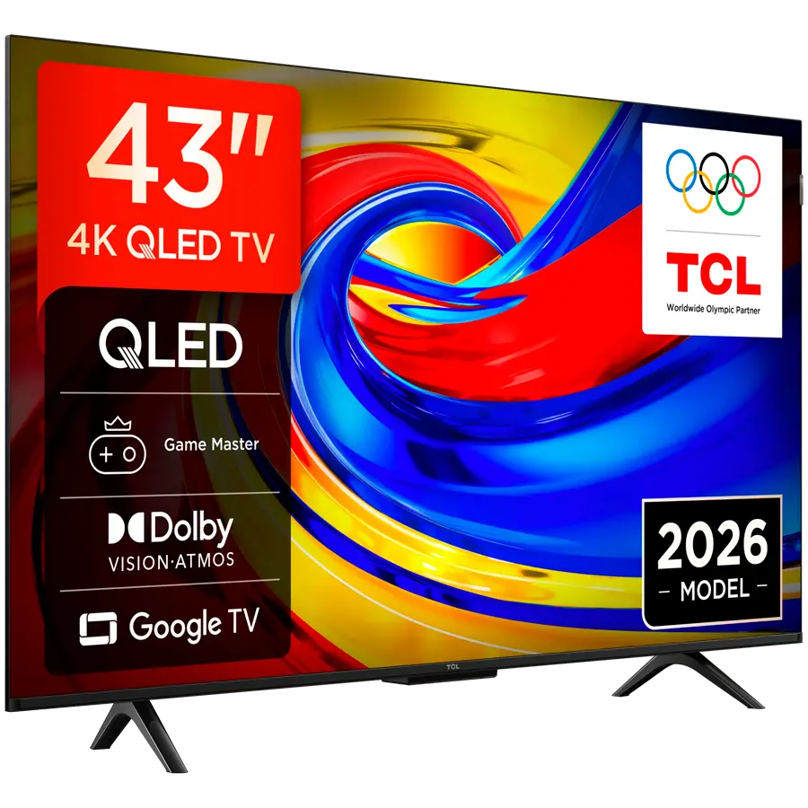TCL 43P7L 43'' 4K HDR Dolby Vision, HDR10+ Built-in 2.4/5GHz Wi-Fi, MIMO DVB-C Pan EU - image 1