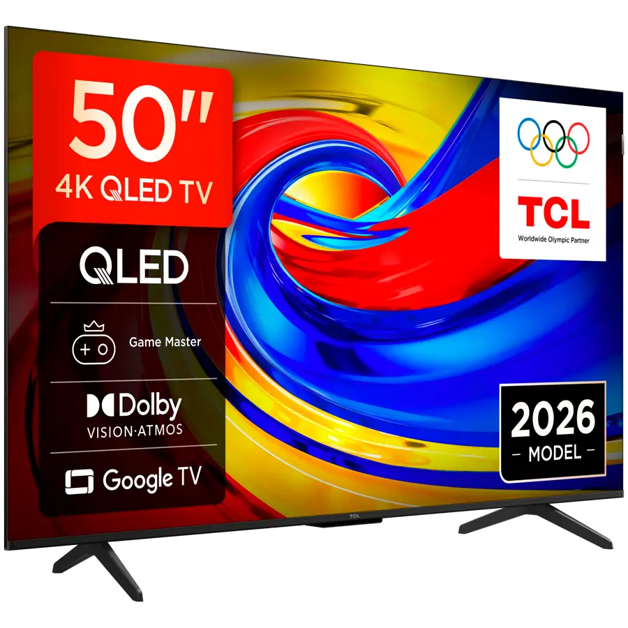TCL 50P7L 50'' 4K HDR Dolby Vision, HDR10+ Built-in 2.4/5GHz Wi-Fi, MIMO DVB-C Pan EU - image 1
