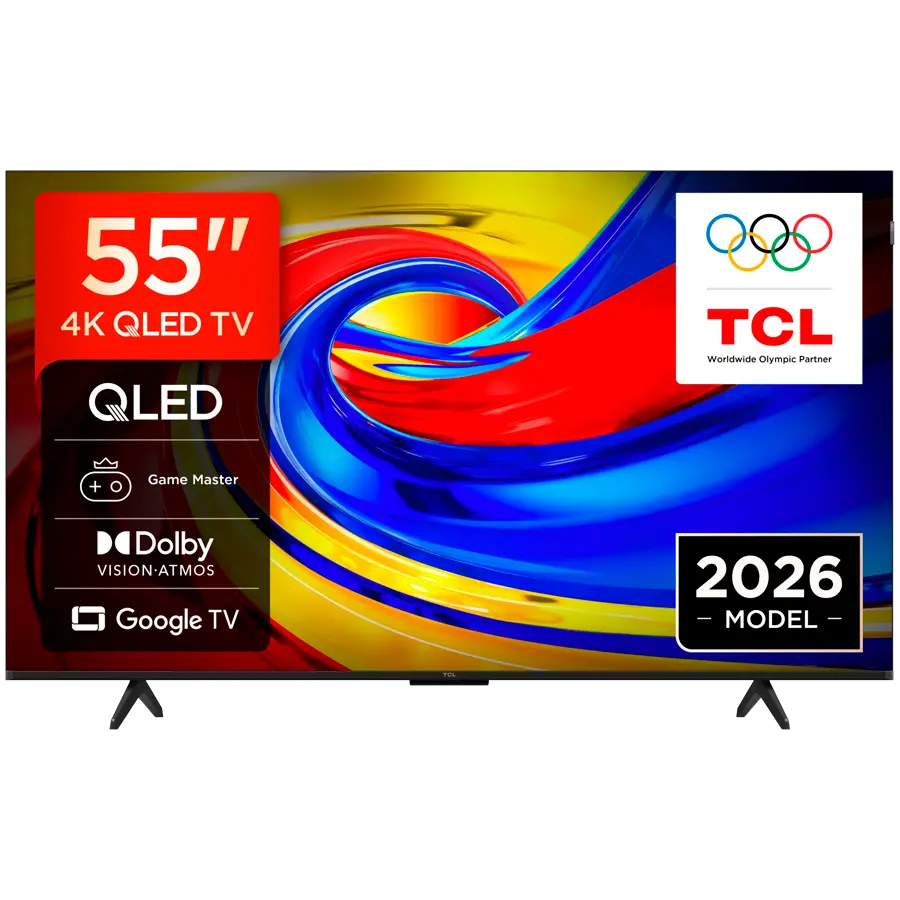 TCL 55P7L 55'' 4K HDR Wide Color Gamut Built-in 2.4/5GHz Wi-Fi, MIMO DVB-C Pan EU