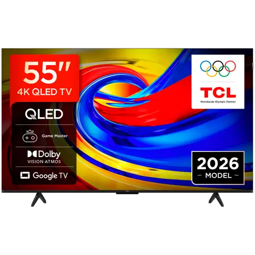 TCL 55P7L 55'' 4K HDR Wide Color Gamut Built-in 2.4/5GHz Wi-Fi, MIMO DVB-C Pan EU