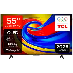 TCL 55P7L 55'' 4K HDR Wide Color Gamut Built-in 2.4/5GHz Wi-Fi, MIMO DVB-C Pan EU