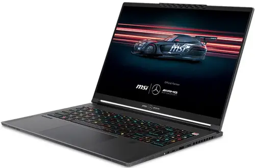 Лаптоп, MSI Stealth A16 MercedesAMG AI+ A3XWGG-054BG-SGARI370X, Ryzen AI 9 HX 370, NVIDIA GeForce RTX 5070 8GB GDDR7, 16" QHD+ (2560x1600), 240Hz, OLED, IPS-Level, 2.1kg - image 1