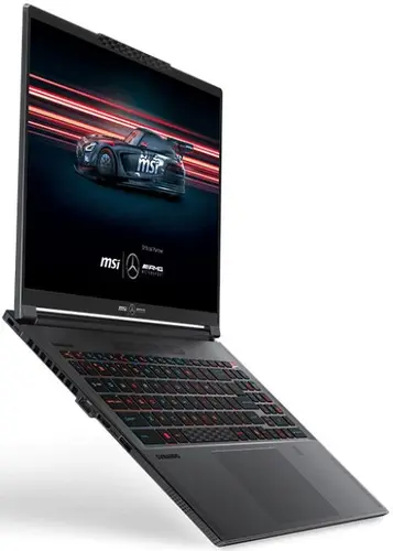 Лаптоп, MSI Stealth A16 MercedesAMG AI+ A3XWGG-054BG-SGARI370X, Ryzen AI 9 HX 370, NVIDIA GeForce RTX 5070 8GB GDDR7, 16" QHD+ (2560x1600), 240Hz, OLED, IPS-Level, 2.1kg - image 2