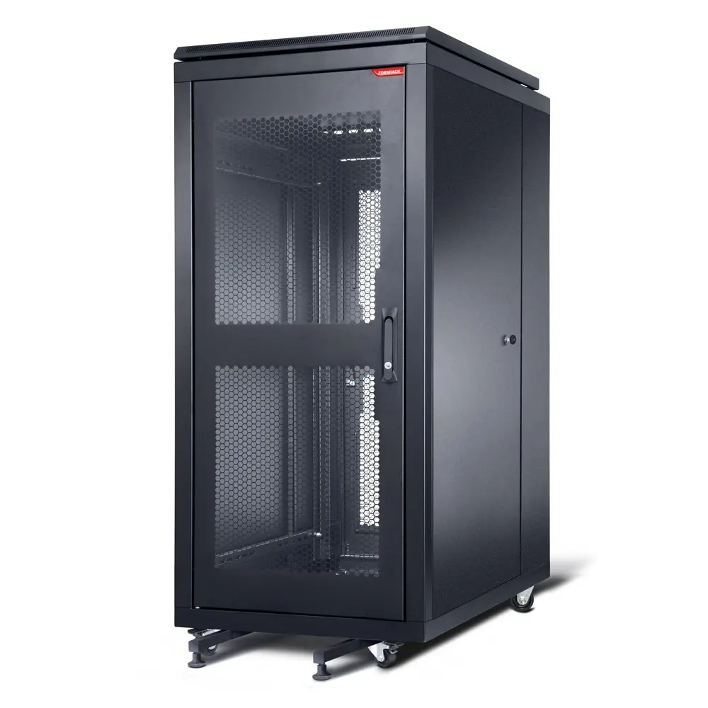 Комуникационен шкаф, Formrack 19" Server rack 32U 600/1000mm, perforated front and back door, openable locking sides, height: 1653mm, loading capacity: 1000kg (does not include castor/feet group)