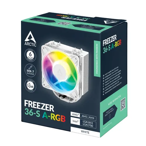 Cooler pentru procesor ARCTIC Freezer 36-S A-RGB White - ACFRE00199A - 9