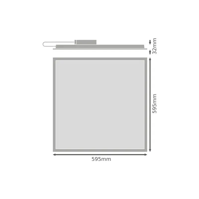 LED ОСВЕТИТЕЛНО ТЯЛО PL ECO 600 UGR 19 E 36W 865 U19 LEDVANCE - image 2