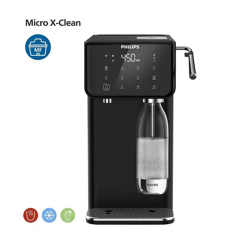 МУЛТИФУНКЦИОНАЛЕН ДИСПЕНСЪР ЗА ВОДА И СОДА ADD5962BK PHILIPS - image 1