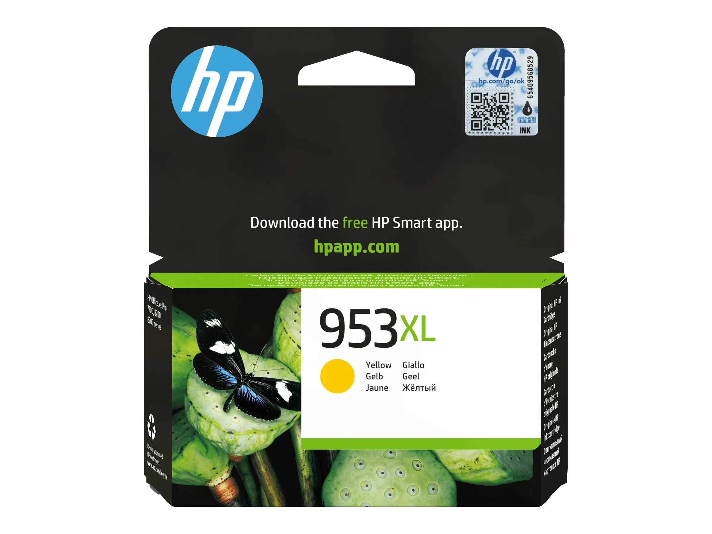 HP 953XL High Yield Yellow Original Ink Cartridge