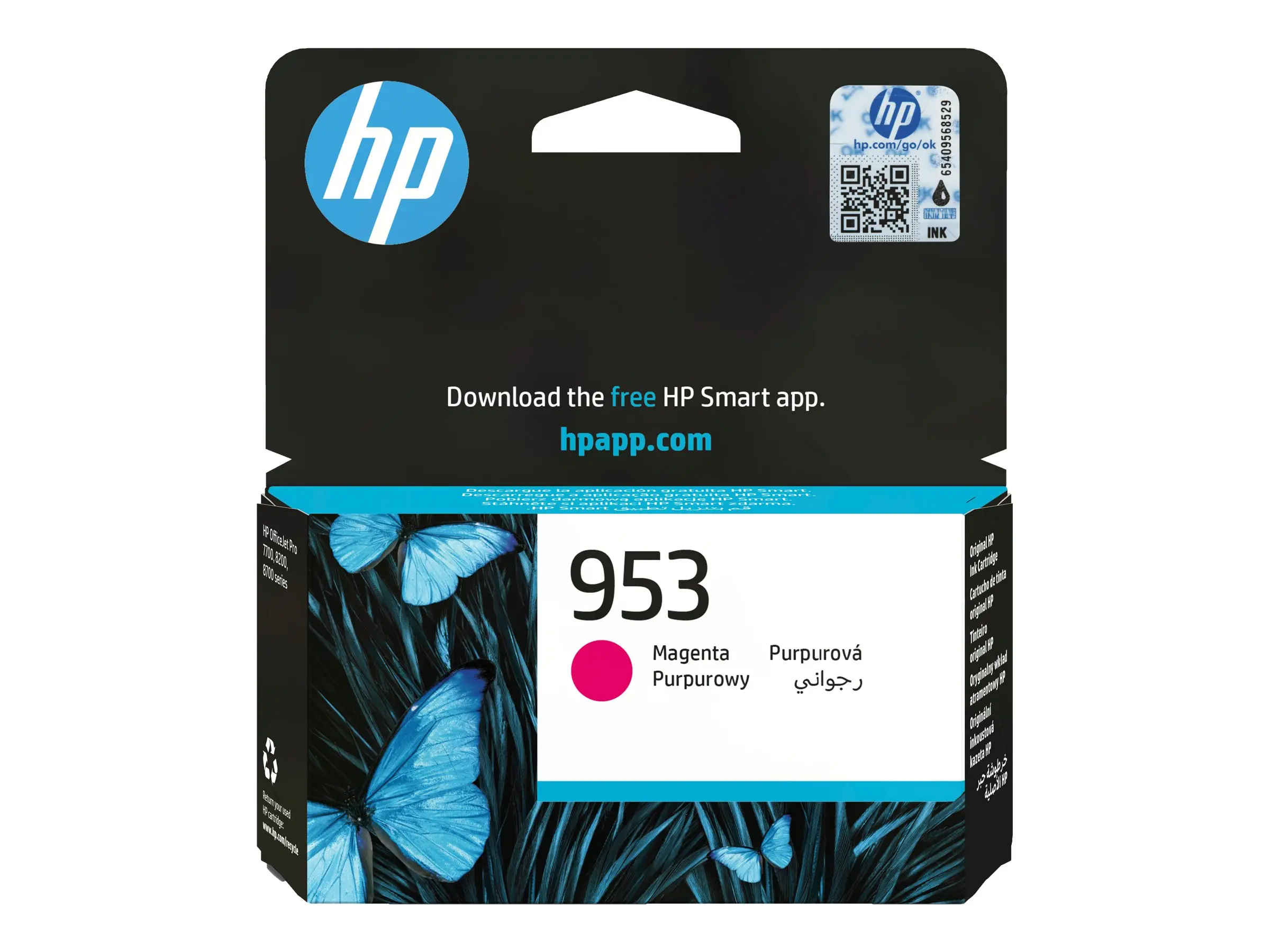 HP 953 Ματζέντα Γνήσιο Δοχείο Μελανιού