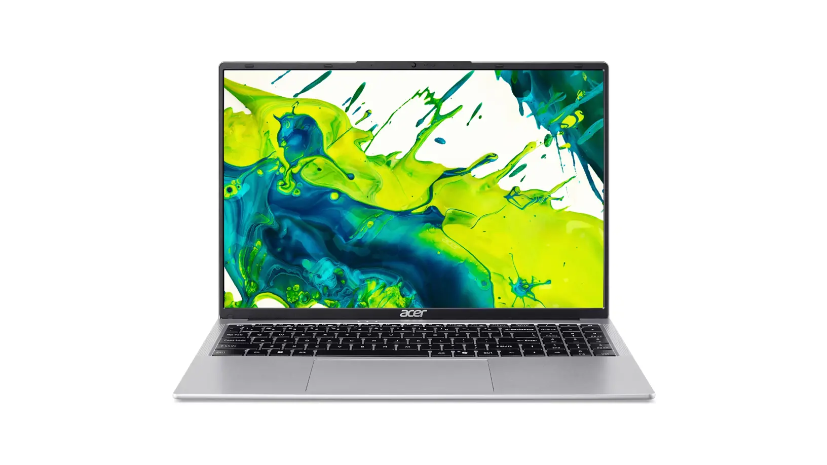 Лаптоп, Acer Aspire Lite 16, AL16-54P-54YH, Intel Core 5 120U (up to 5.00GHz, 12MB), 16" WUXGA (1920x1200) IPS, 16GB DDR5, 512GB PCIe NVMe SSD, Intel UHD Graphics, HD Cam, WiFi 6ax, BT 5.1, No OS, Light Silver