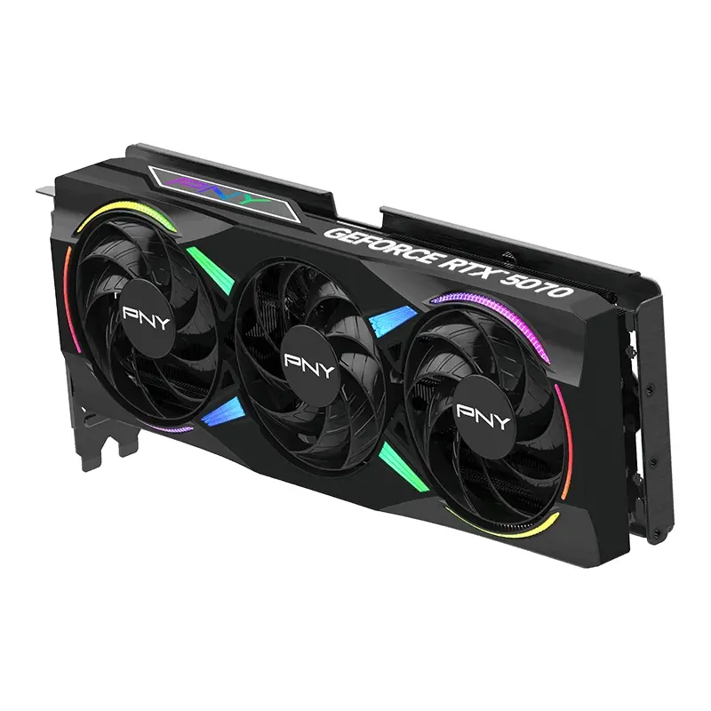 Видео карта, PNY GeForce RTX 5070 12GB GDDR7 OC EPIC-X RGB Triple Fan - image 4