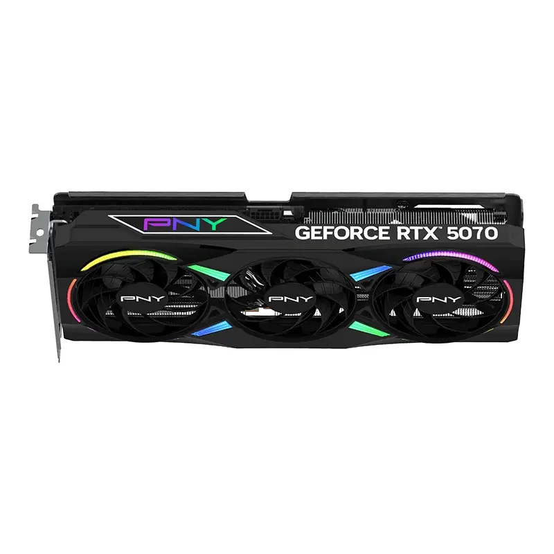 Видео карта, PNY GeForce RTX 5070 12GB GDDR7 OC EPIC-X RGB Triple Fan - image 5