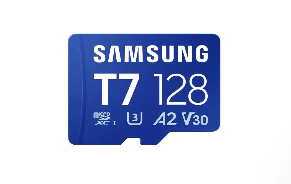 Памет, Samsung 128GB micro SD Card T7 UHS-I Transfer Speed up to 170MB/s Class 10 U3 V30 A2