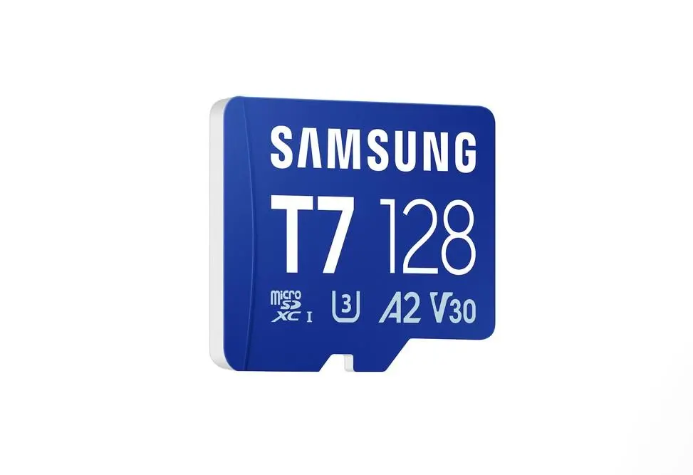 Памет, Samsung 128GB micro SD Card T7 UHS-I Transfer Speed up to 170MB/s Class 10 U3 V30 A2 - image 1